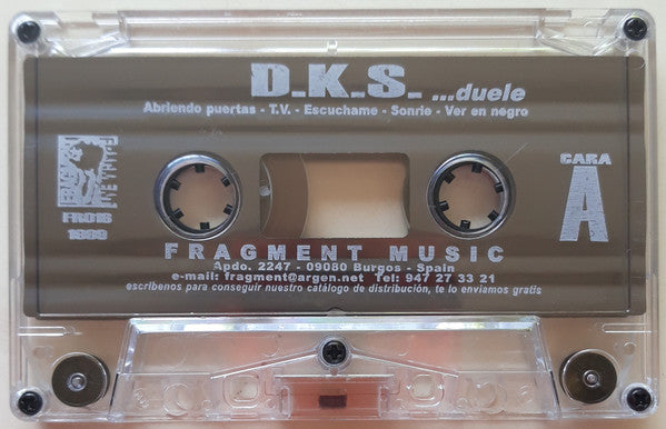 DKS – ...hurts - Cassette - 2001 - Fragment Music – FR018
