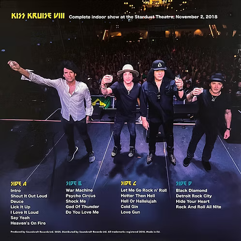 KISS 2xLP Kruise VIII Decades at Sea (Orange Coloured Vinyl) 100 Numbered Copies