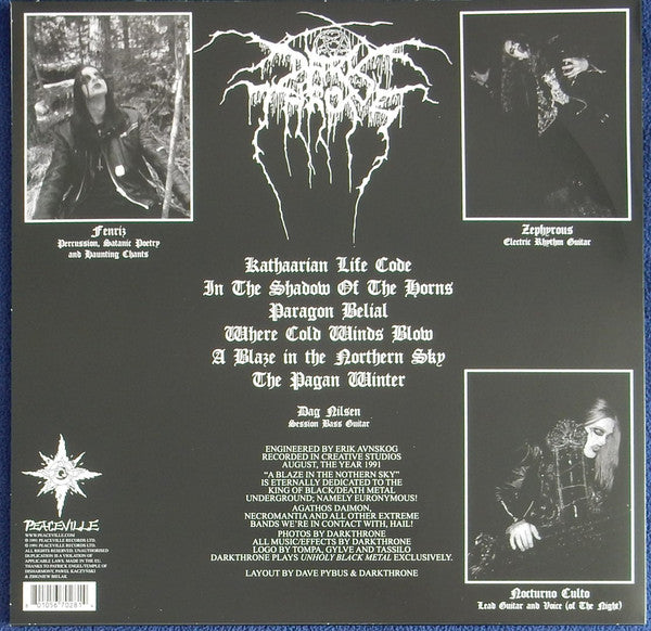 Darkthrone - A Blaze In The Northern Sky (LP, Album, Ltd, RE)