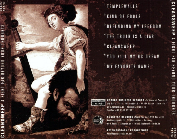 Cleansweep – A Fight Far Beyond Your Thoughts - CD - CD Like New / Cover Like New (M-/M-)