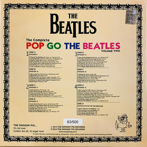 BEATLES LP Live In Tokyo 30 June - 1 July 1966 (500 Copies)