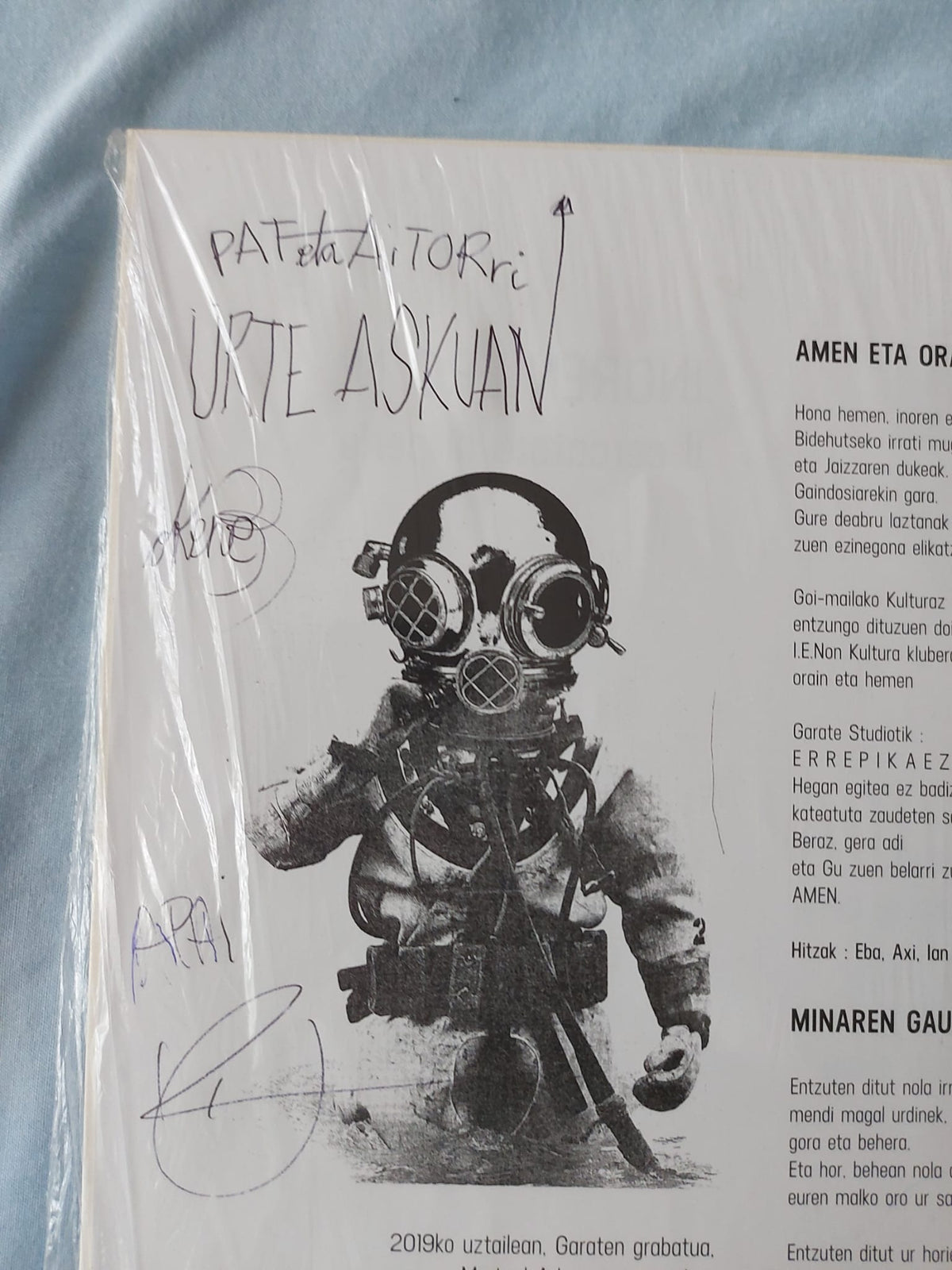 Inoren Ero Ni – Il Cercatore Di Perle - 12" - Signed and Dedicated on the Back Cover. See Photos - 2019 - Bidehuts – bH050 - Like New (M- / M-)