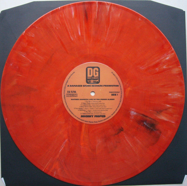 Johnny Moped - Matinee Acoustic Live At The Prince Albert (LP, Album, Red)
