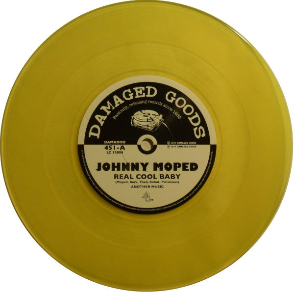 Johnny Moped - Real Cool Baby (7", Single, Ltd, Yellow)