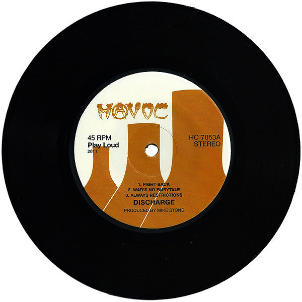 Discharge – Fight Back - 7" - 2011 - Havoc Records – HC7053