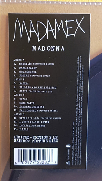 Madonna – Madame X - 2xLP - Picture Discs - 2019 - Maverick – 00602577582837