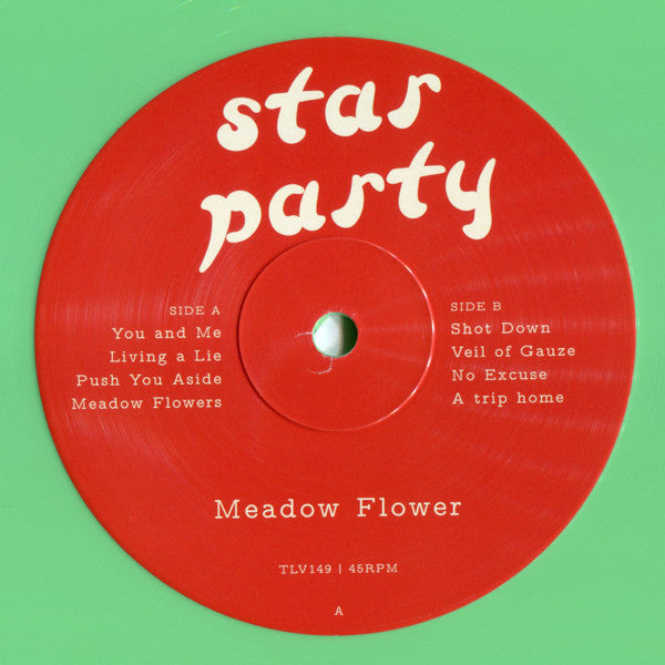 Star Party – Meadow Flower - LP - Verde / Green - 2022 - Tough Love Records – TLV149 - Nuevo sin usar pero no precintado / New and unplayed but not sealed.