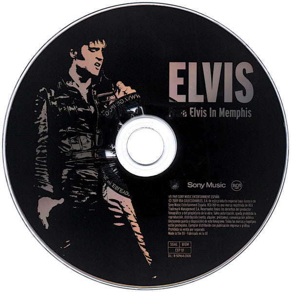 Elvis – From Elvis In Memphis - CD - 20-Page Hardcover Book - Like New (M- / M-)