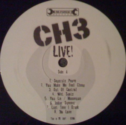 Channel Three – Live! - LP - 2001 - USED (M / VG+)