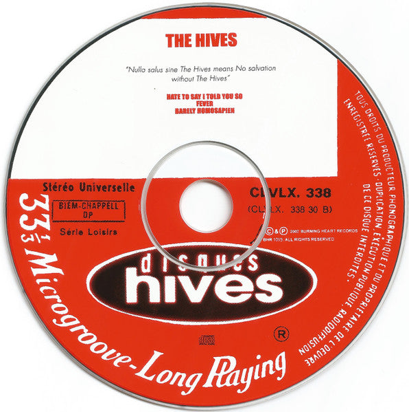 The Hives – Hate To Say I Told You So - CD Single - NEW / SEALED.