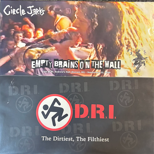 Circle Jerks / D.R.I. - Live At St. Andrews Hall (Detroit, MI – 1990) | The Dirtiest, The Filthiest - LP - Color