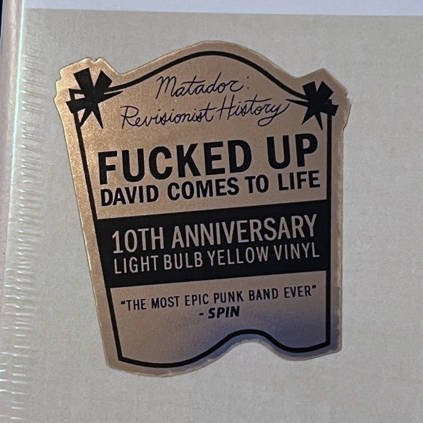 Fucked Up – David Comes To Life - 2xLP - Yellow Light Bulb - 2021 - Matador – OLE-1804-LP - NEW / SEALED.