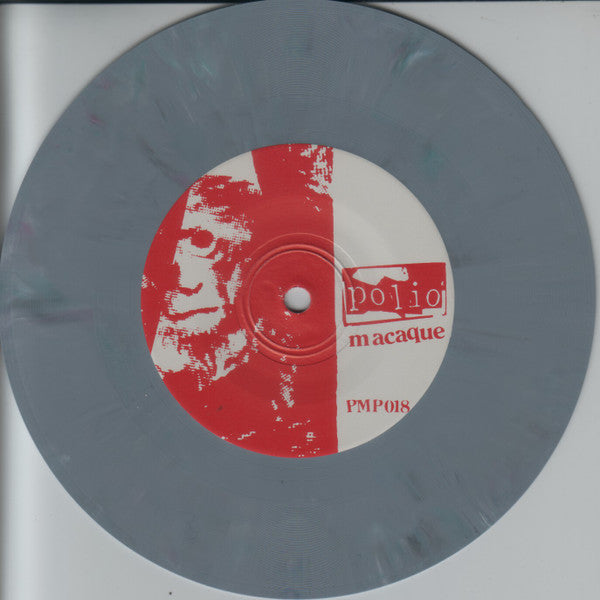 SAP / Polio – Destroy Mine / Macaque - 7" - Gray Marbled - Satans Pimp – PMP018