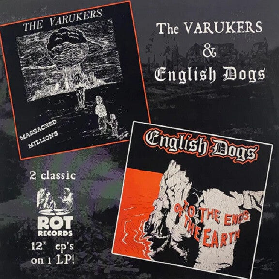 The Varukers & English Dogs - Massacred Millions / To The End Of The Eart - LP - Color