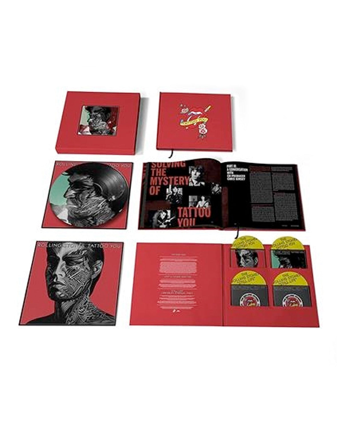 The Rolling Stones - Tattoo You - 5xLP + Libro - Box Set - Color