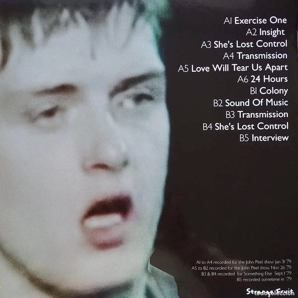 Joy Division - Radio Transmissions. The Complete BBC Recordings - LP