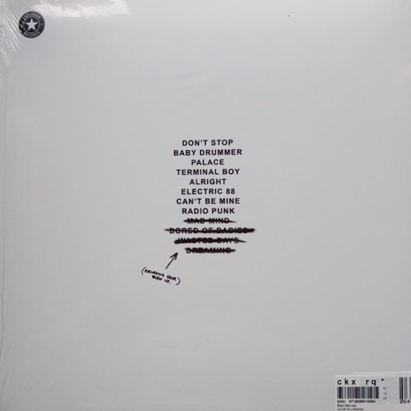 Bad Nerves - Alive In London - 10"