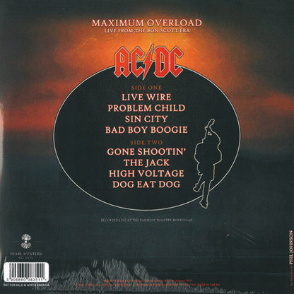 AC/DC - Maximum Overload (Live From The Bon Scott Era) - LP