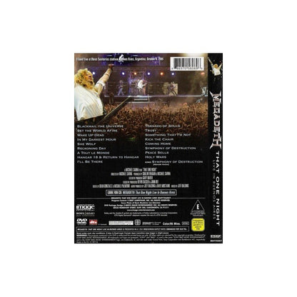 Megadeth - That One Night: Live In Buenos Aires - DVD