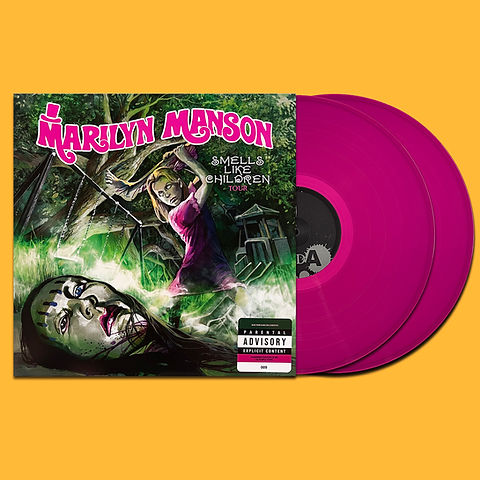 MARILYN MANSON 2xLP Smells Like Children Tour (Purple Coloured Vinyl) 108 Copies
