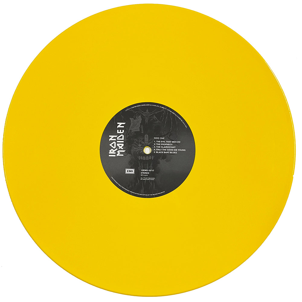 IRON MAIDEN LP The Evil That Men Do+ Live Seattle 1988 (Yellow Colour) with OBI