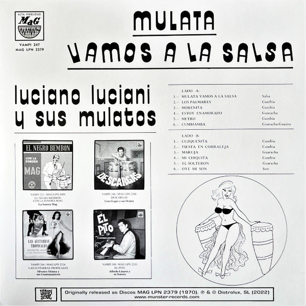LUCIANO LUCIANI Y SUS MULATOS LP Mulata Vamos A La Salsa (RSD 2022)