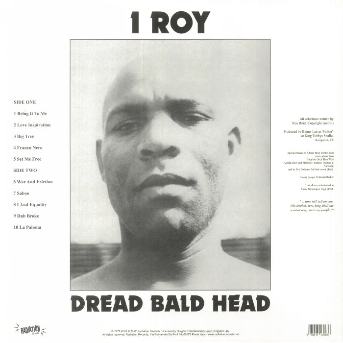 I ROY LP Dread Bald Head