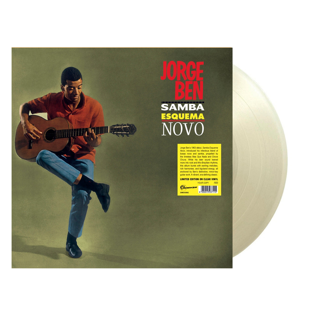JORGE BEN LP Samba Esquema Novo (Clear Coloured Vinyl) 500 Numbered Copies