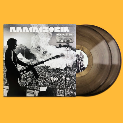 RAMMSTEIN 2xLP Live At Pinkpop 1997 (Smoked Coloured Vinyl) 200 Numbered Copies