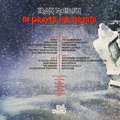 IRON MAIDEN 2xLP No Prayer For Toronto (TEST PRESSING)