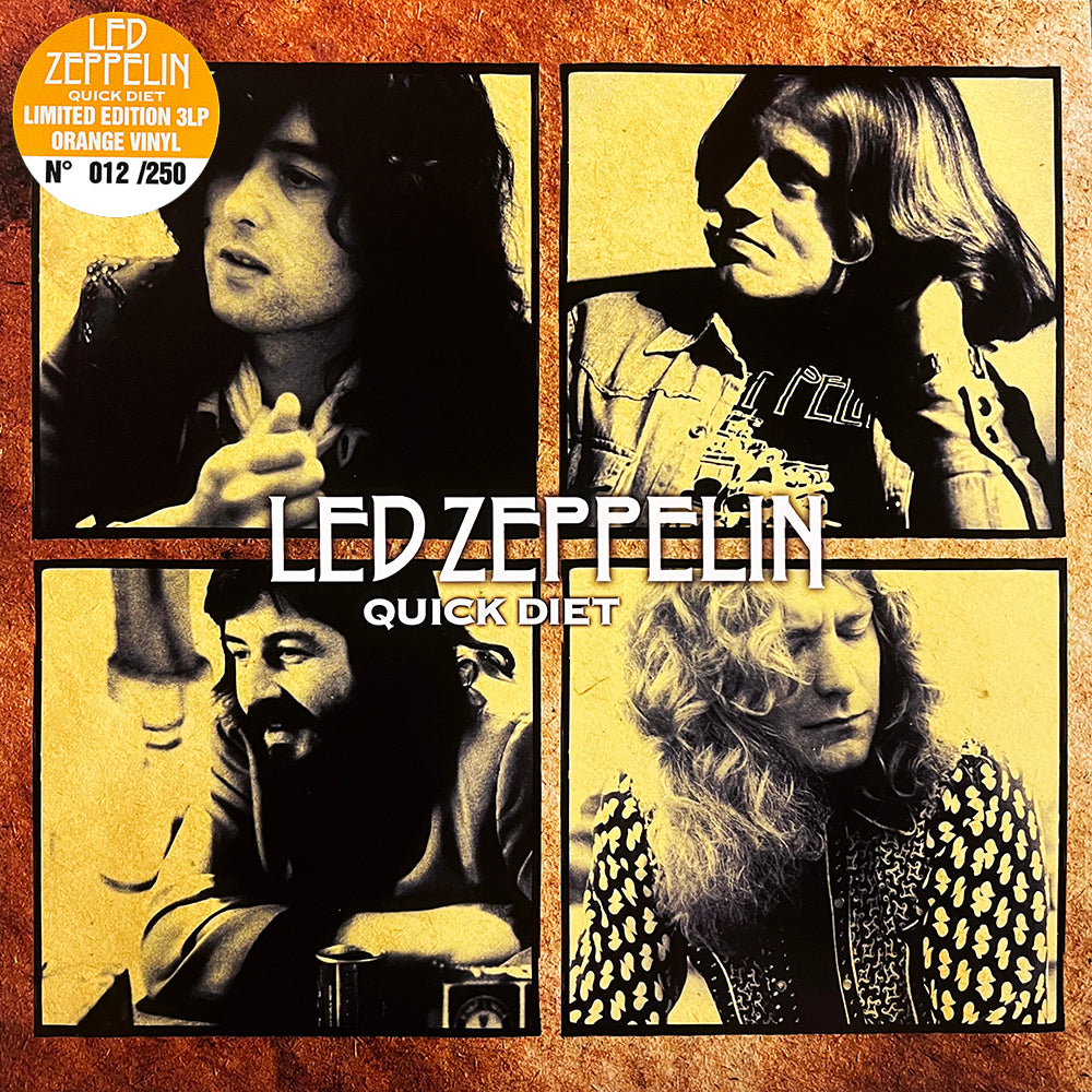 LED ZEPPELIN 3xLP Quick Diet (Orange Coloured Vinyls) 250 Numbered Copies