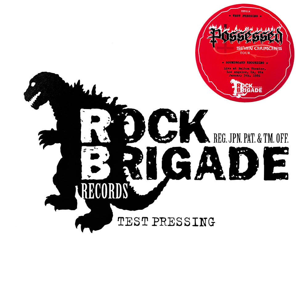 POSSESSED LP Seven Churches Tour (TEST PRESSING)
