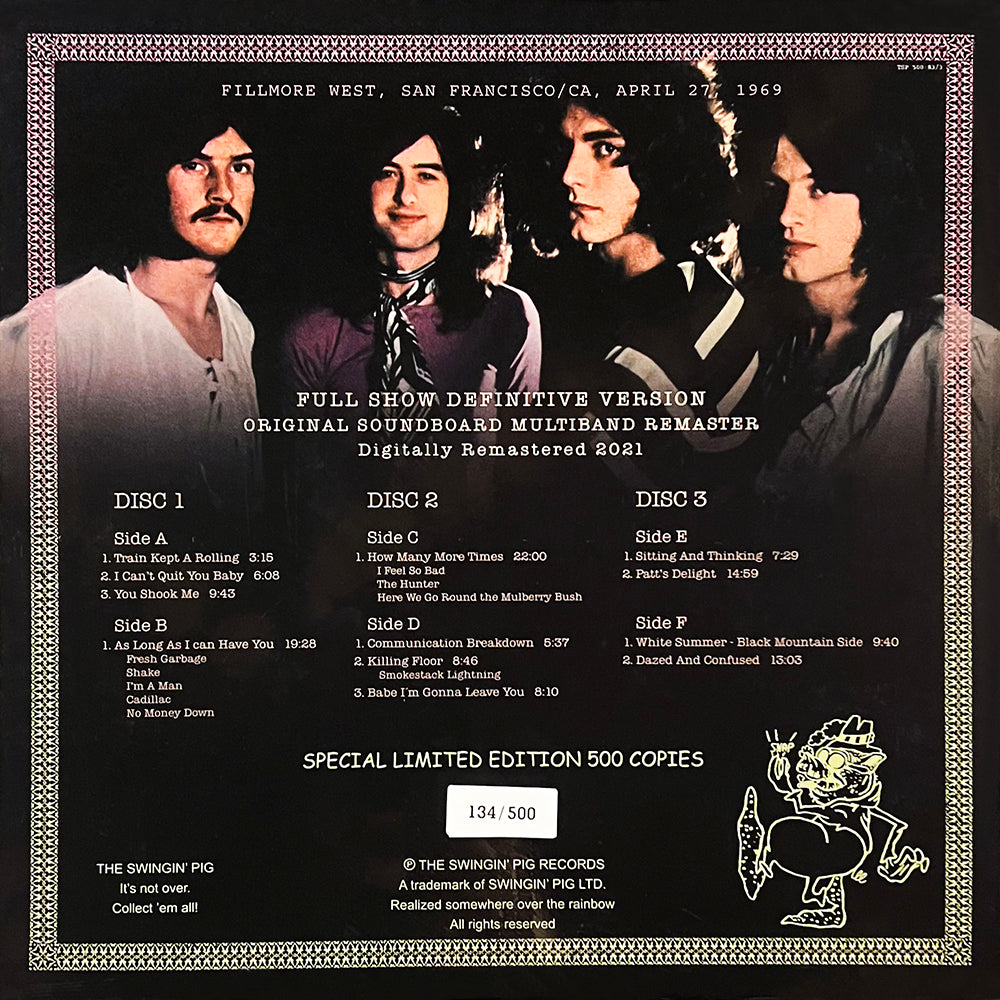 LED ZEPPELIN 3xLP BOX SET The Hand That Feeds - Definitive Version (Splatter)