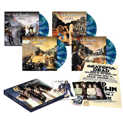 LED ZEPPELIN 4xLP BOX SET Live '69 & '73 (Blue & White Splatter Coloured Vinyls)