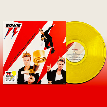 DAVID BOWIE LP King Of The City - Studio And Live Rare Tracks (Yellow Colour)