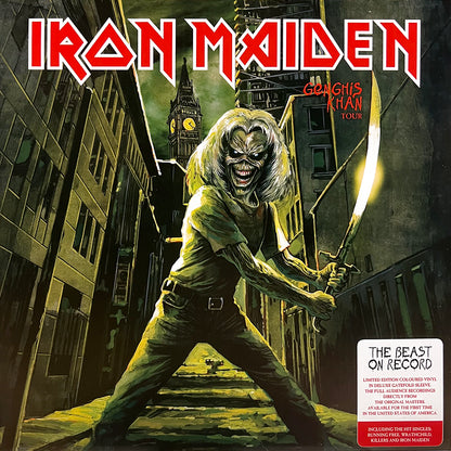 IRON MAIDEN 2xLP Genghis Khan Tour (Lime Coloured Vinyls)