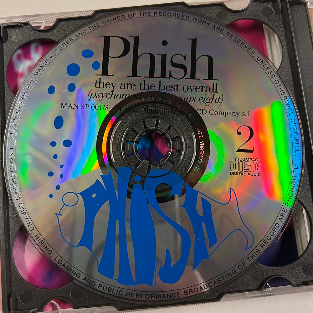 PHISH 2xCD They Are The Best Overall (Psychomotion In Corpus Eight) 1/2