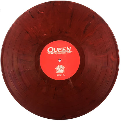 QUEEN LP Knebworth 1986 (Red Marbled Coloured Vinyl) 500 Numbered Copies