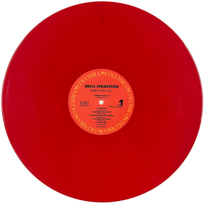 BRUCE SPRINGSTEEN LP Born In The U.S.A. (Red Coloured Vinyl)