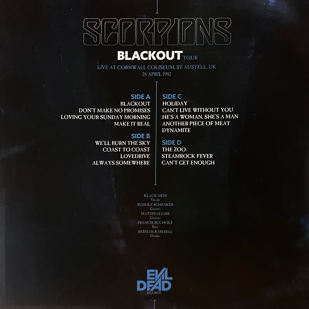SCORPIONS 2xLP Blackout Tour (White Coloured Vinyls)