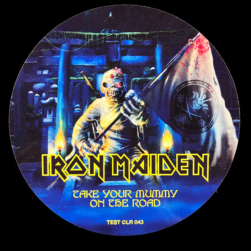 IRON MAIDEN 2xLP Take Your Mummy On The Road (TEST PRESSING)