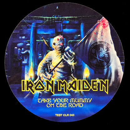 IRON MAIDEN 2xLP Take Your Mummy On The Road (TEST PRESSING)