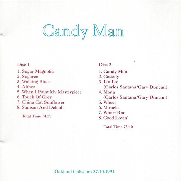 GRATEFUL DEAD 2xCD Candy Man