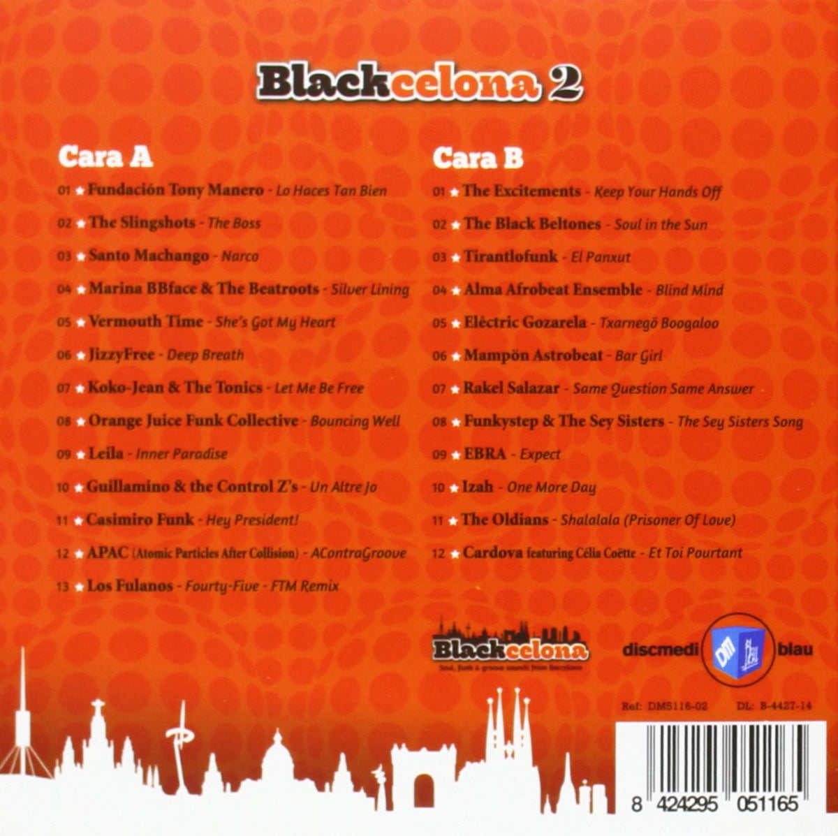 VARIOS 2xCD Blackcelona 2 Soul, Funk & Groove Sounds From Barcelona
