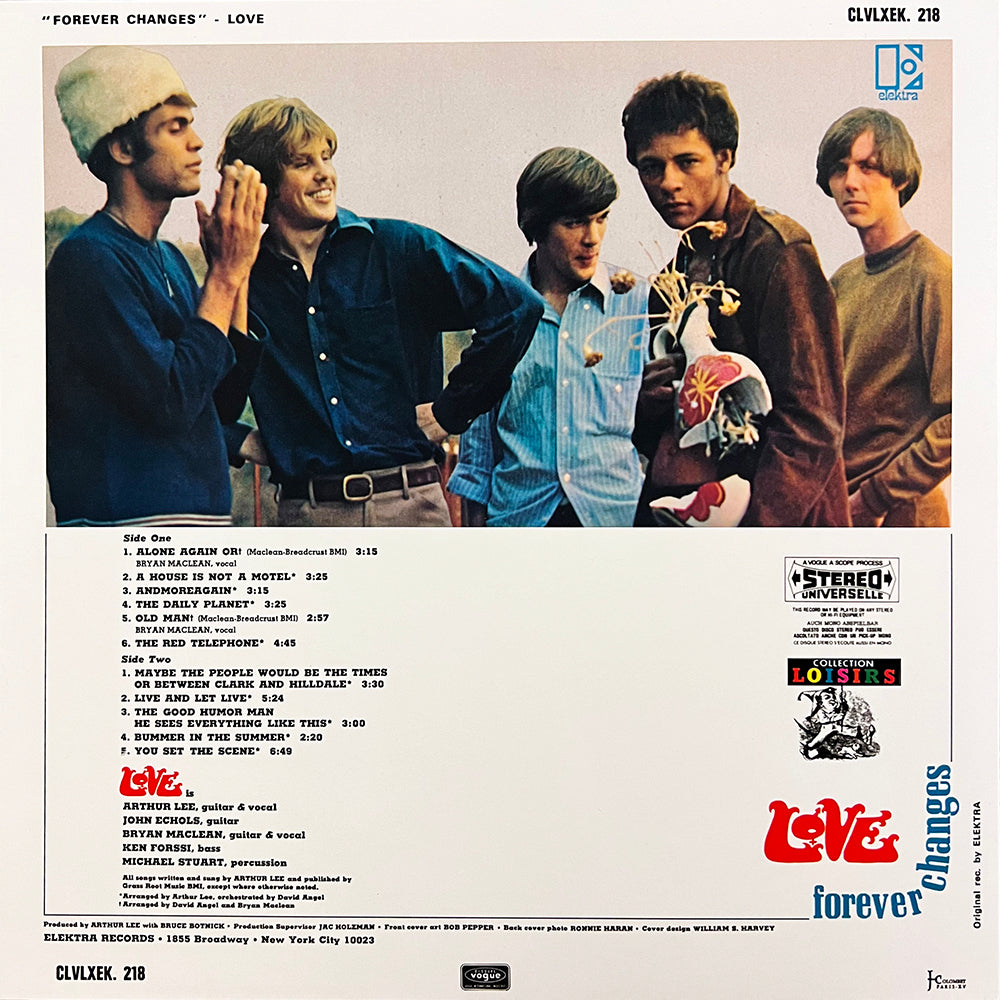 LOVE LP Forever Changes (180 Gram Heavyweight Vinyl) Disques Vogue France