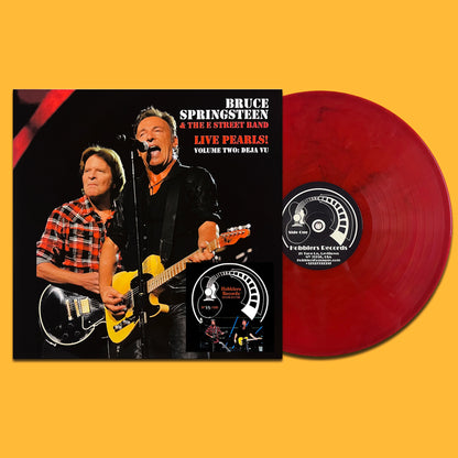 BRUCE SPRINGSTEEN LP Live Pearls! Volume Two: Deja Vu (Red Marbled) 100 Copies