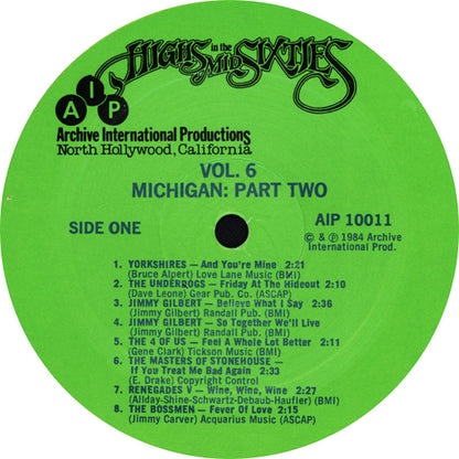 VARIOS LP Highs In The Mid Sixties Volume 6: Michigan Part 2