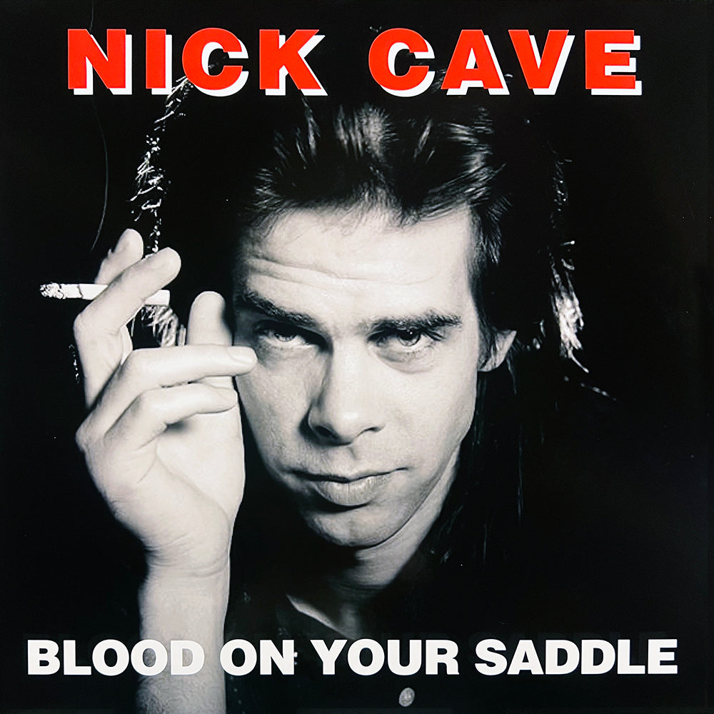 NICK CAVE LP Blood On Your Saddle (Red Marbled Coloured Vinyl) Rare Covers
