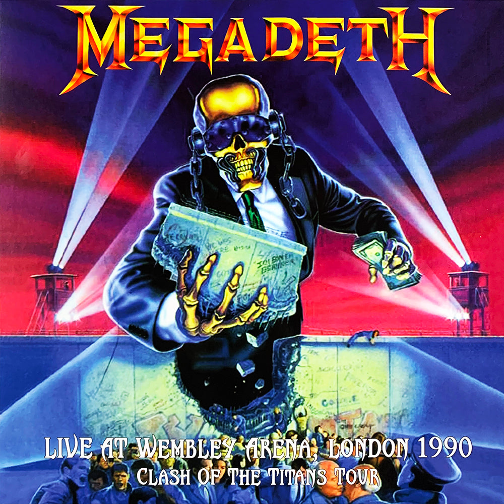 MEGADETH LP Live At Wembley Arena, London 1990 Clash Of The Titans Tour