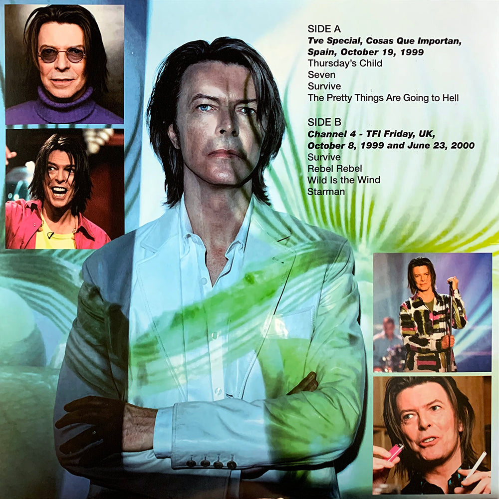 DAVID BOWIE LP Reaching The Very Edge (Blue Coloured Vinyl) Live in Spain